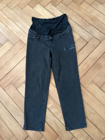 Schwangerschaftshose Jeans schwarz Grösse M