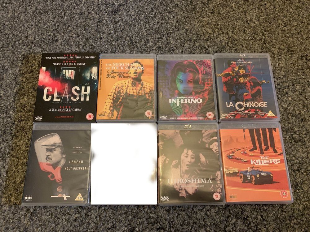 Tous les DVDs: 7x Arrow Academy BluRay UK – Neuf (Voir description) à Zofingen par Debohli