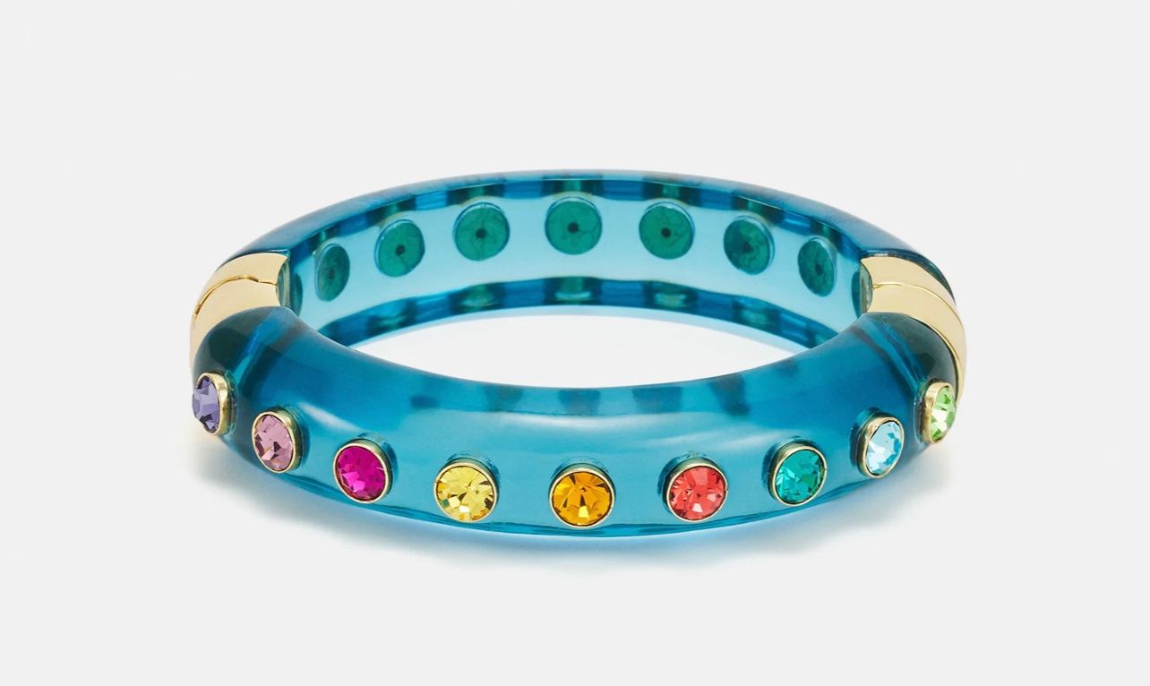 Bracciali & Braccialetti: *Kurt Geiger London MEDIUM BANGLE - Armband, blau – Nuovo e nell'imballaggio originale da Oberaach venduto da Dandy2021
