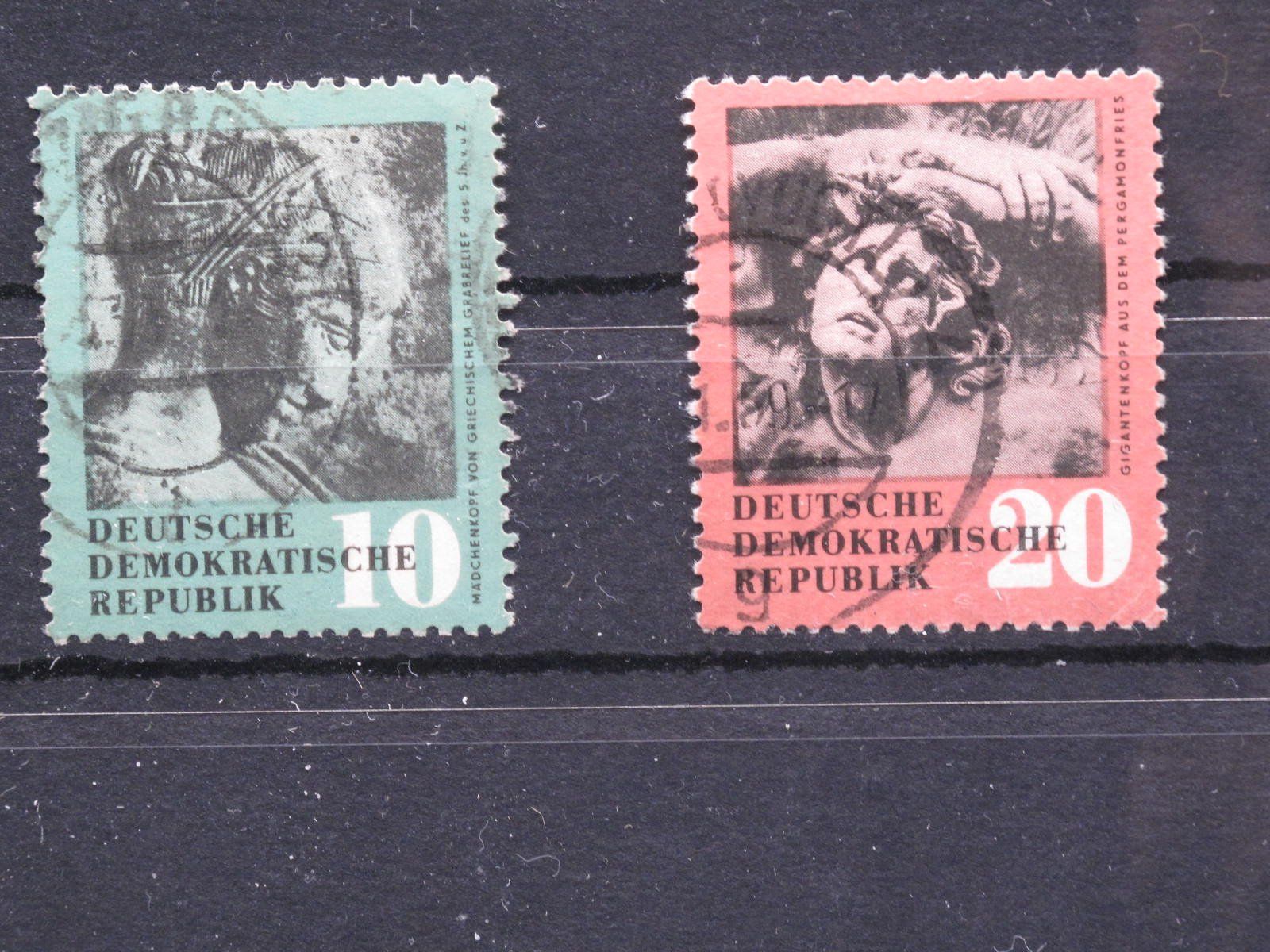 Tutti i francobolli: DDR 1958 Antike Kunstschätze I  gest. – Usato da Wil SG venduto da fva01