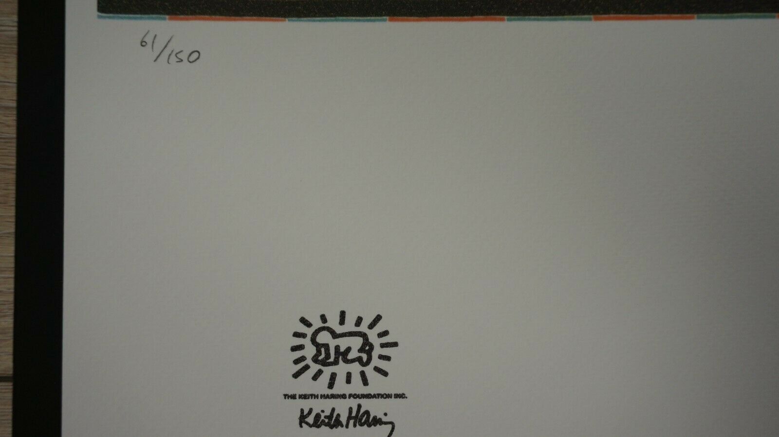 Foto & Immagini: KEITH HARING HANNUMMERIERT RUCKSIGNIERT – Usato da Gersau venduto da kunst-online 2