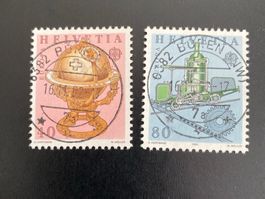 Europamarken 1983 mit Vollstempel Büren NW