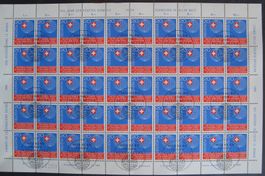 1966 Sondermarke "Die Fünfte Schweiz" Bogen ESST
