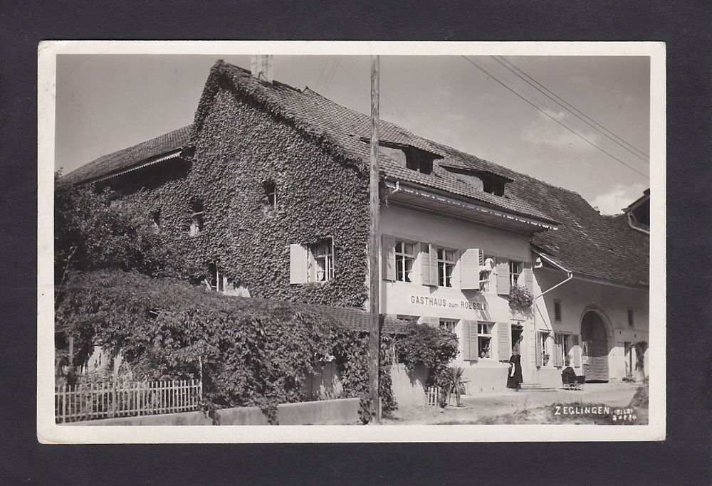 Zeglingen Gasthaus Zum Rössli 1936 Kaufen Auf Ricardo