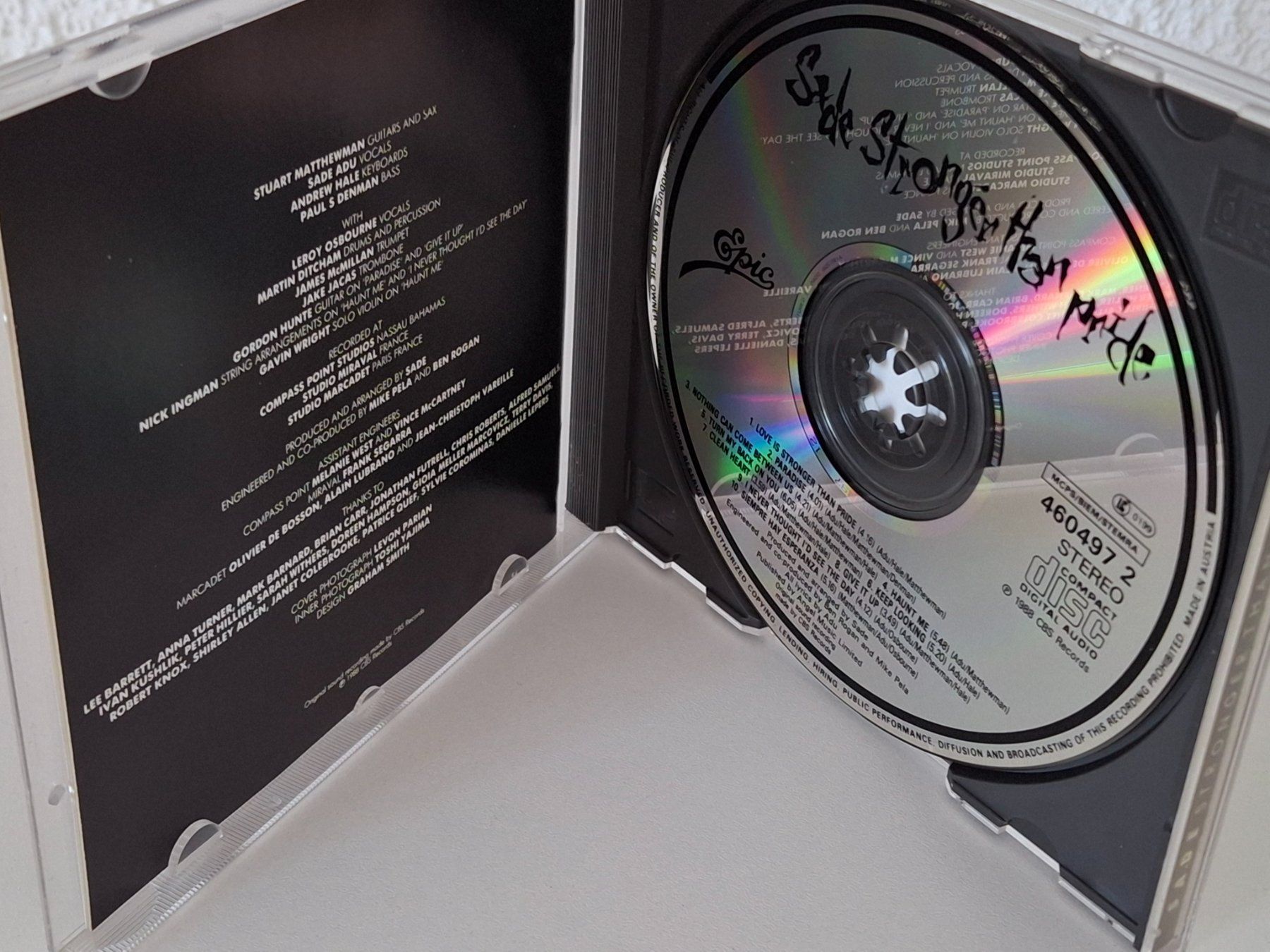 CD: CD Sade -  Stronger Than Pride – Usato da Aarberg venduto da Jackup1 2