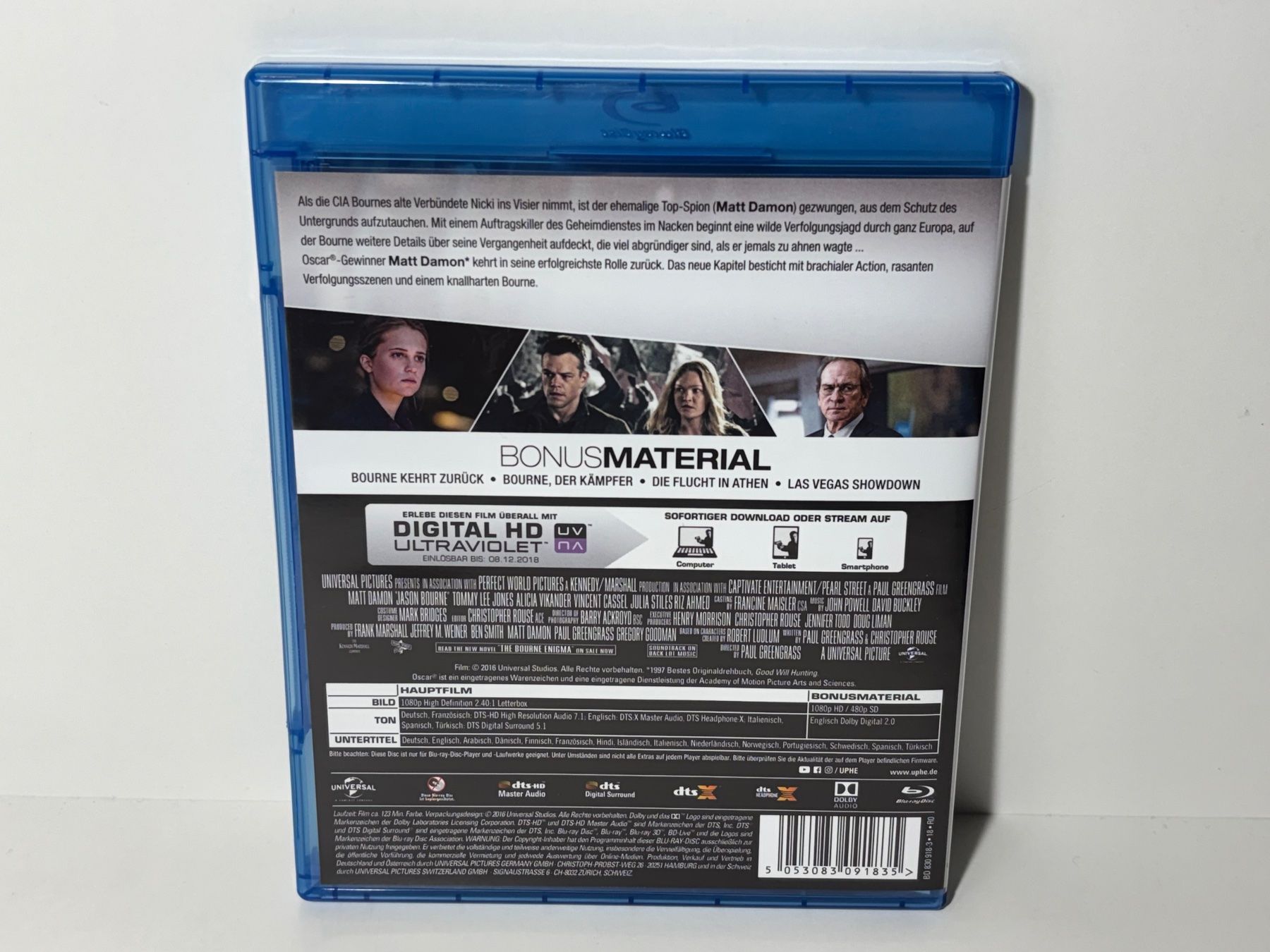 Tutti i DVDs: Bourne Collection 1-5 Blu Ray – Usato da Wilderswil venduto da Mr.Fury 7