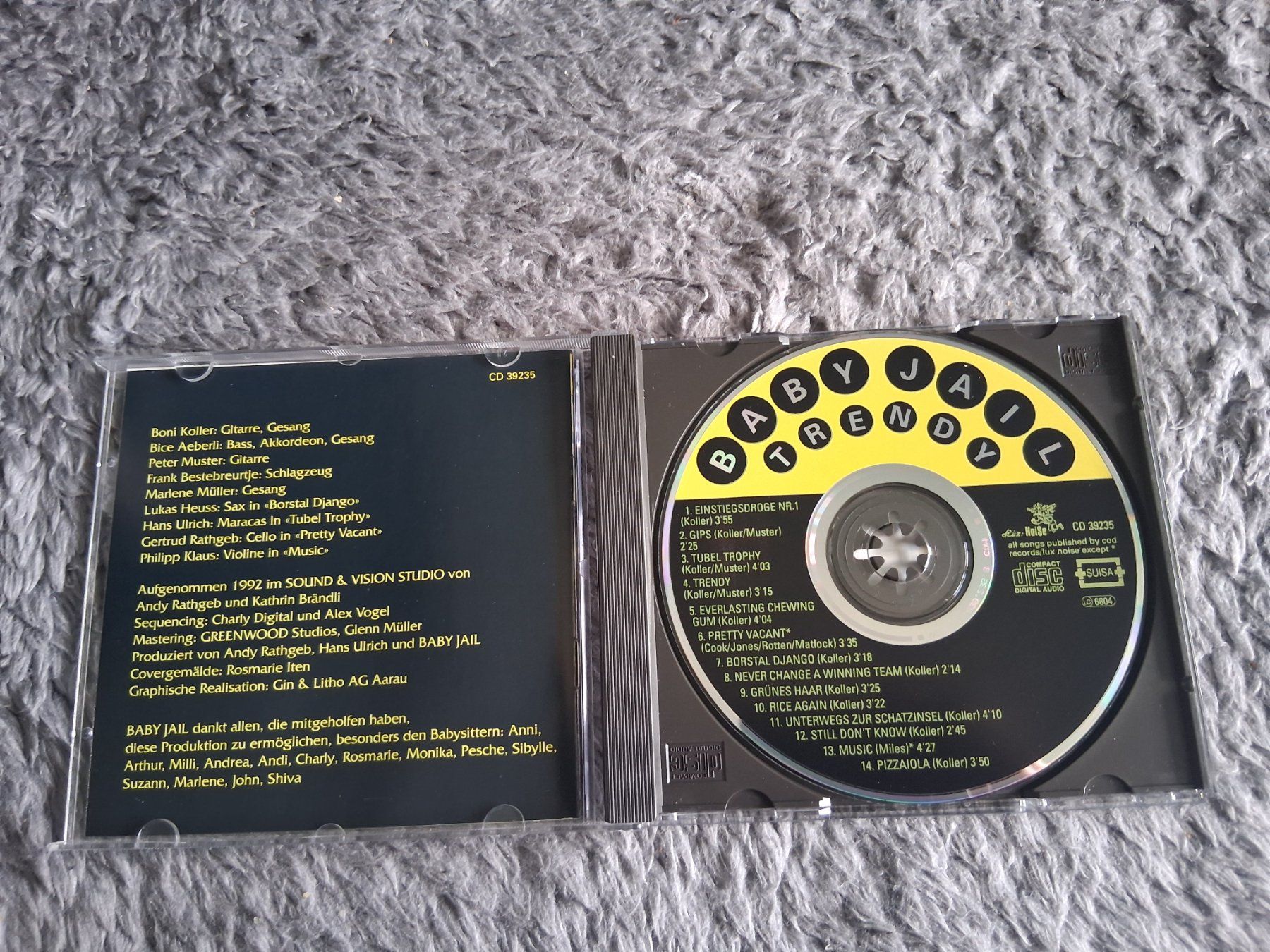 CD: BABY JAIL    TRENDY         CD – Usato da Wetzikon ZH venduto da Ramones01 2