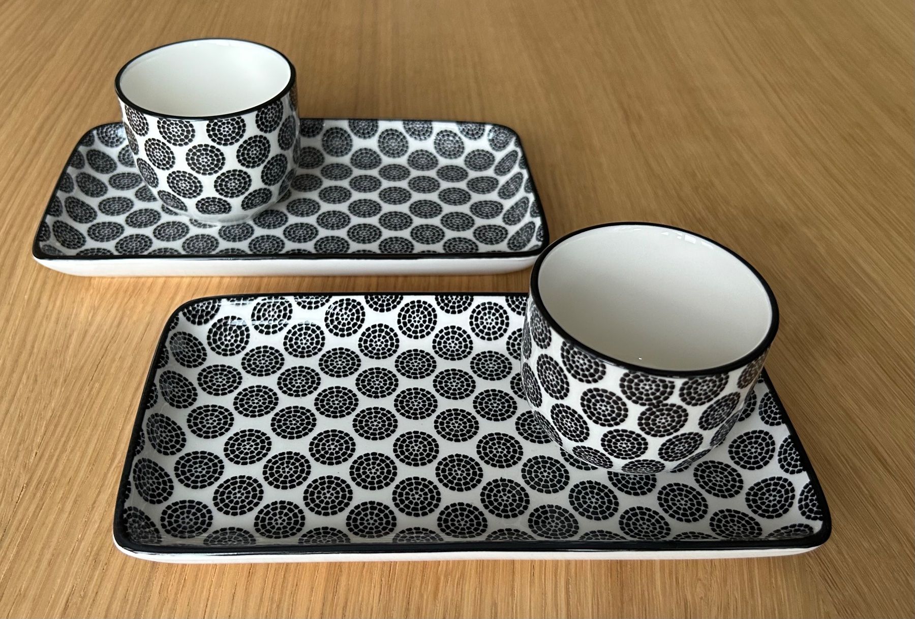 Tassen: 8 Espresso Tassen und 2 Tableau‘s – Neu (gemäss Beschreibung) aus Diegten von ste_pvd5 3