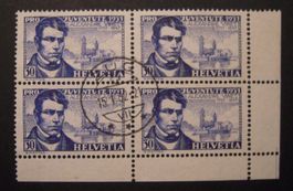 J60 VB gest. Zug 15.1.32, ss Zentrumsstempel, Kat. Fr.100.00