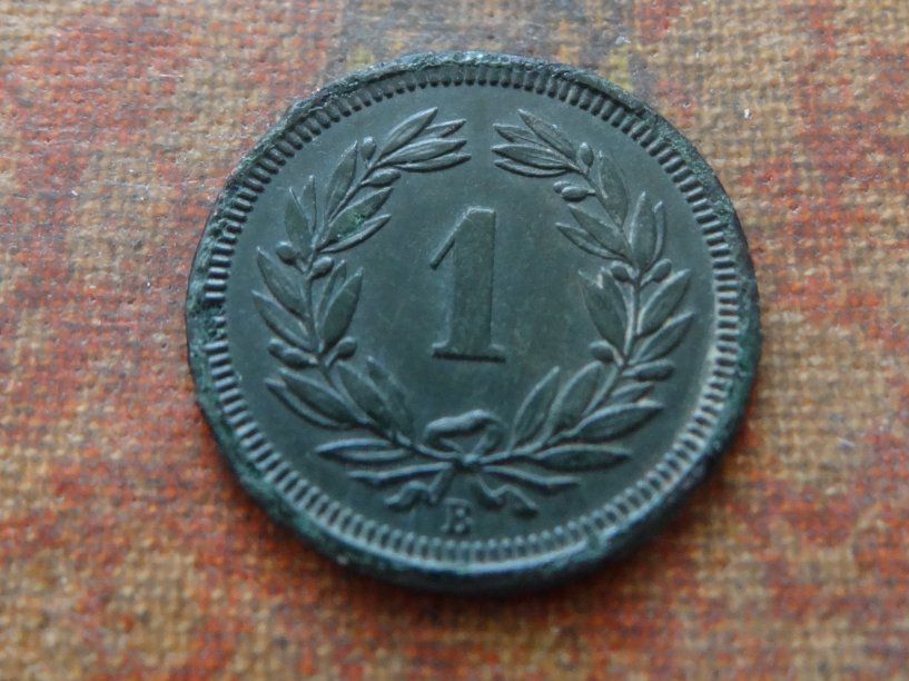 Tutti le monete: 1 Rp. 1884   (A) – Usato da Romanel-sur-Lausanne venduto da Swift13 1