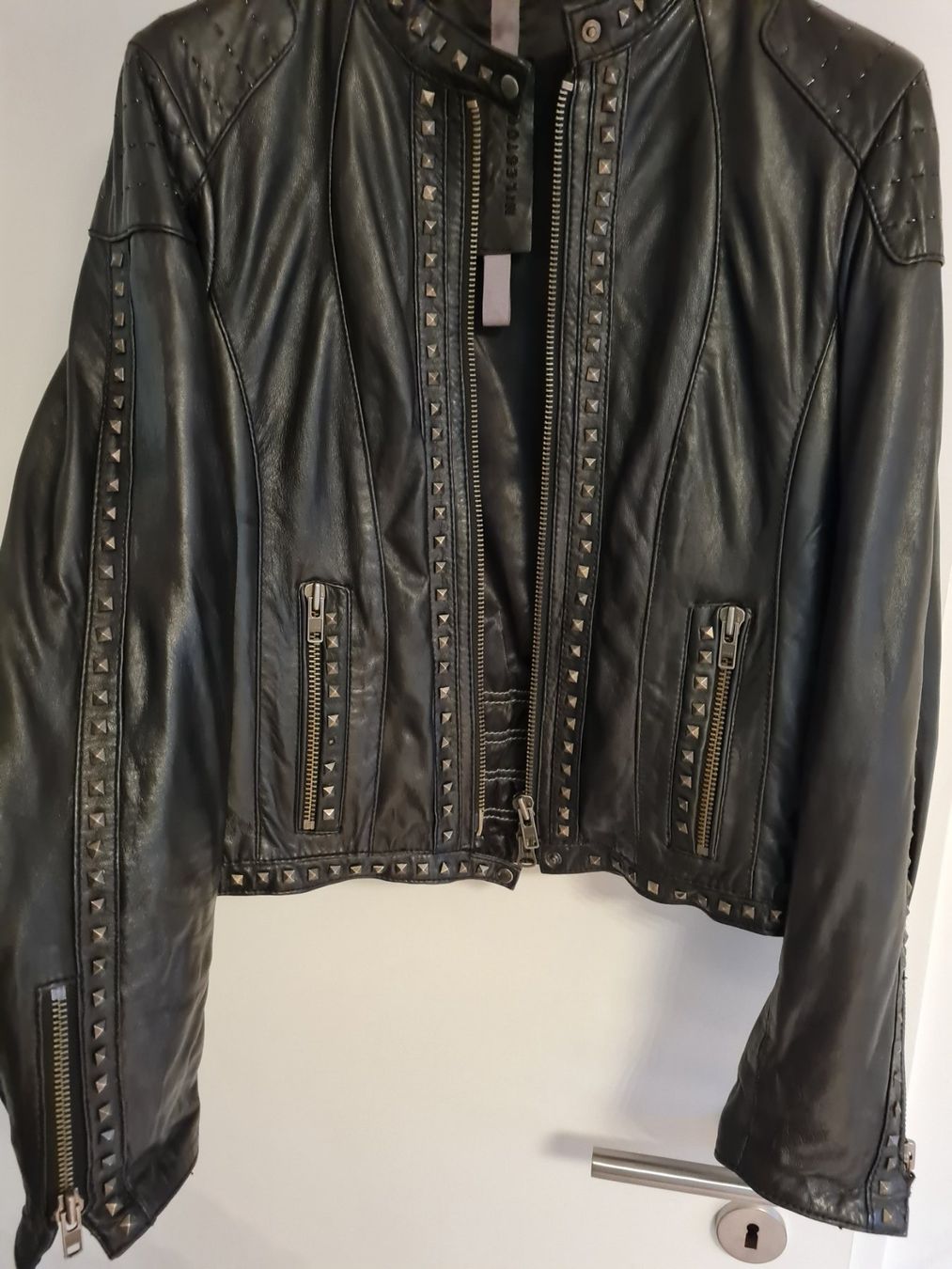 Giacche: LEDER BIKER JACKE MILESTONE GR.M – Usato da Steg im Tösstal venduto da goldlionfree 6
