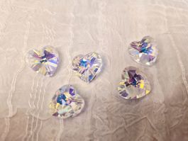 Glasherz 14mm 5 stück  nr6