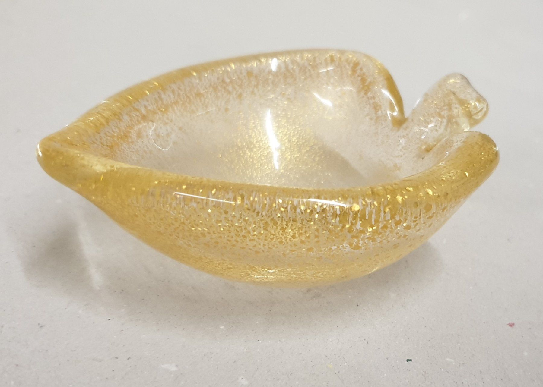 Murano Ciotole: Kleine Murano Blattschale – Usato da Emmen venduto da magelan 3