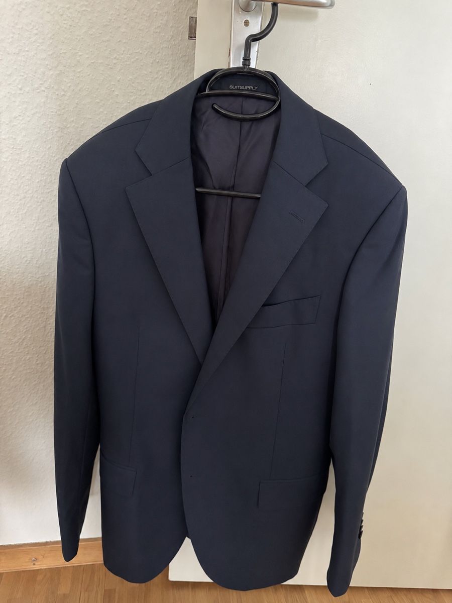 Suitsupply Giacche: Suitsupply Navy Sakko Gr. 52 – Nuovo (secondo la descrizione) da Basel venduto da enzof40