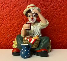 Limitierte  Clown Figur - Handbemalt- Rarität