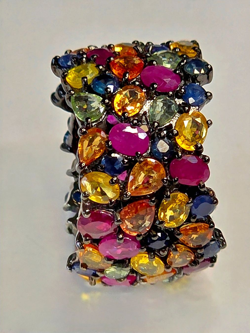 Bagues: Safir Rubin Eternity Fingerring – Neuf (Voir description) à Zürich par adriben