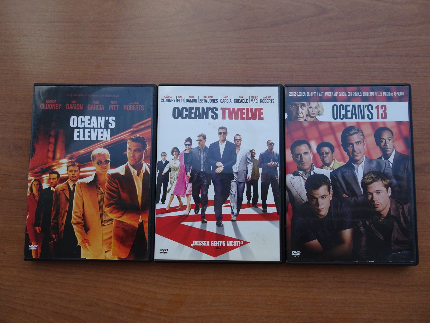 Alle DVDs: Ocean's  Eleven, Twelve and 13 – Gebraucht aus Schenkon von Movieplanet
