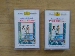 Peter Pan (1 + 2) /  James M. Barrie    2-Hörspiel Kassetten