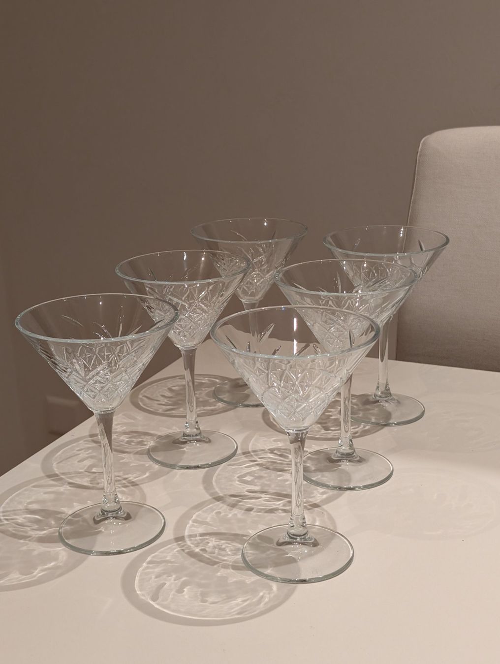 Bicchieri: 6 Martini Cocktail Gläser – Usato da Zürich venduto da lin_99vx
