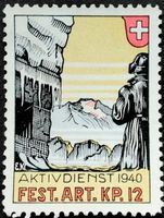 Soldatenmarke 2.WK, Festungs Artillerie Kp 12, Wi Art 89