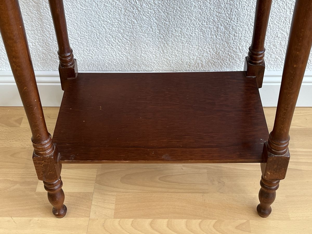 Tische: Vintage Telefontischli aus Holz – Gebraucht aus Horgen von Grizzly83 5