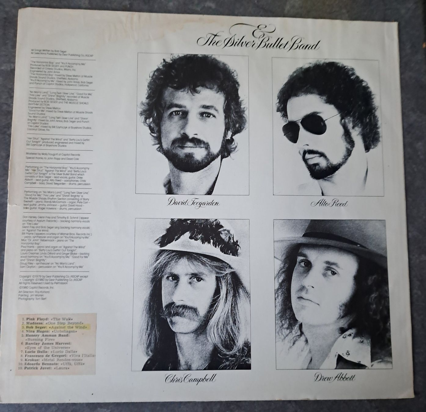 Schallplatten: Bob Seger - Against The Wind LP Vinyl Platte – Gebraucht aus Solothurn von Temple_of_Triton 2