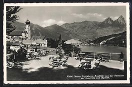 Seelisberg, Hotel Löwen mit Blick auf U