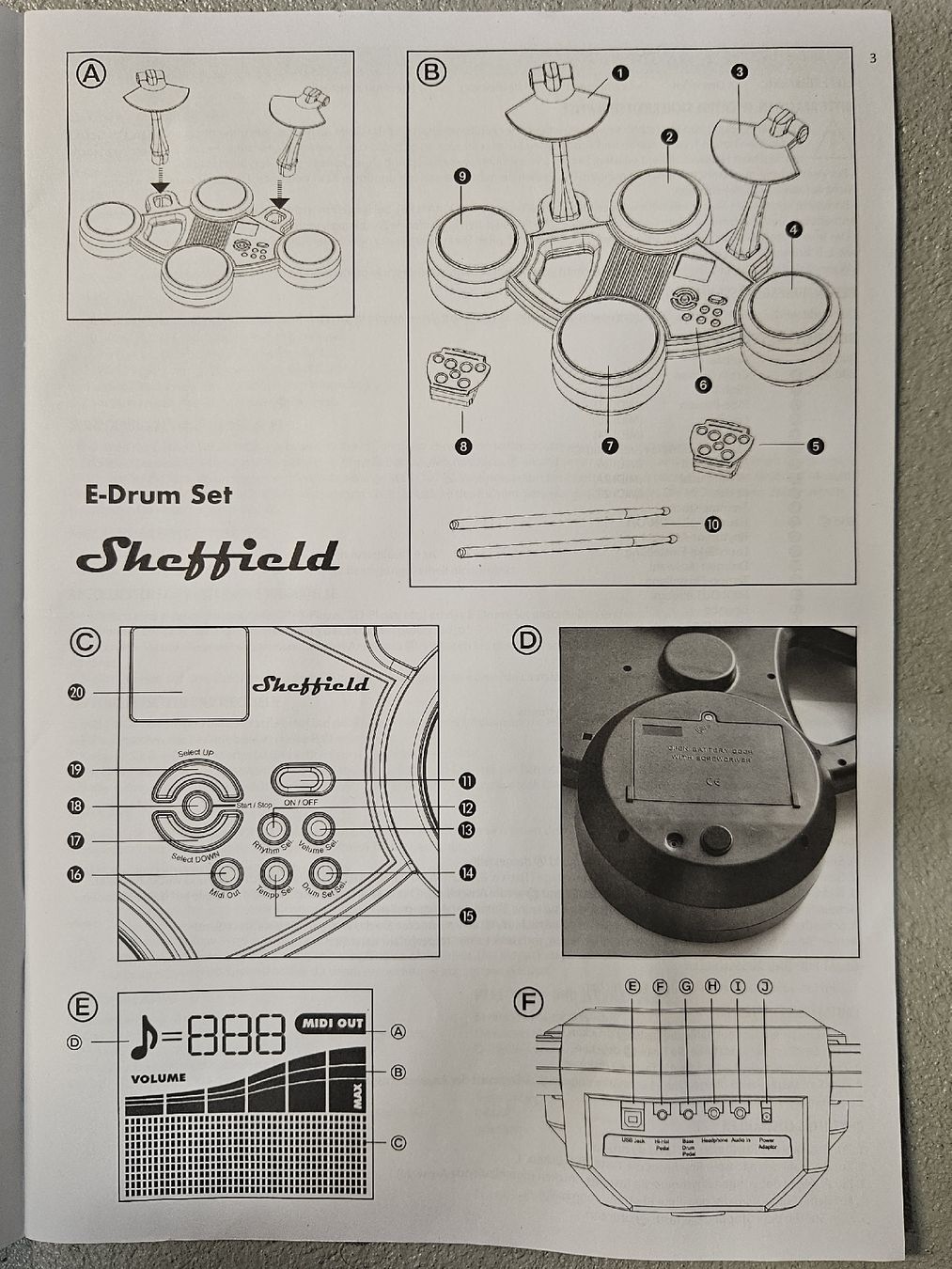 Musikinstrumente: Sheffield E-Drum Set für Kinder – Gebraucht aus Mönchaltorf von Virus79 1