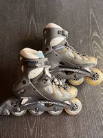 Inline Skates mit Knie- und Handschoner
