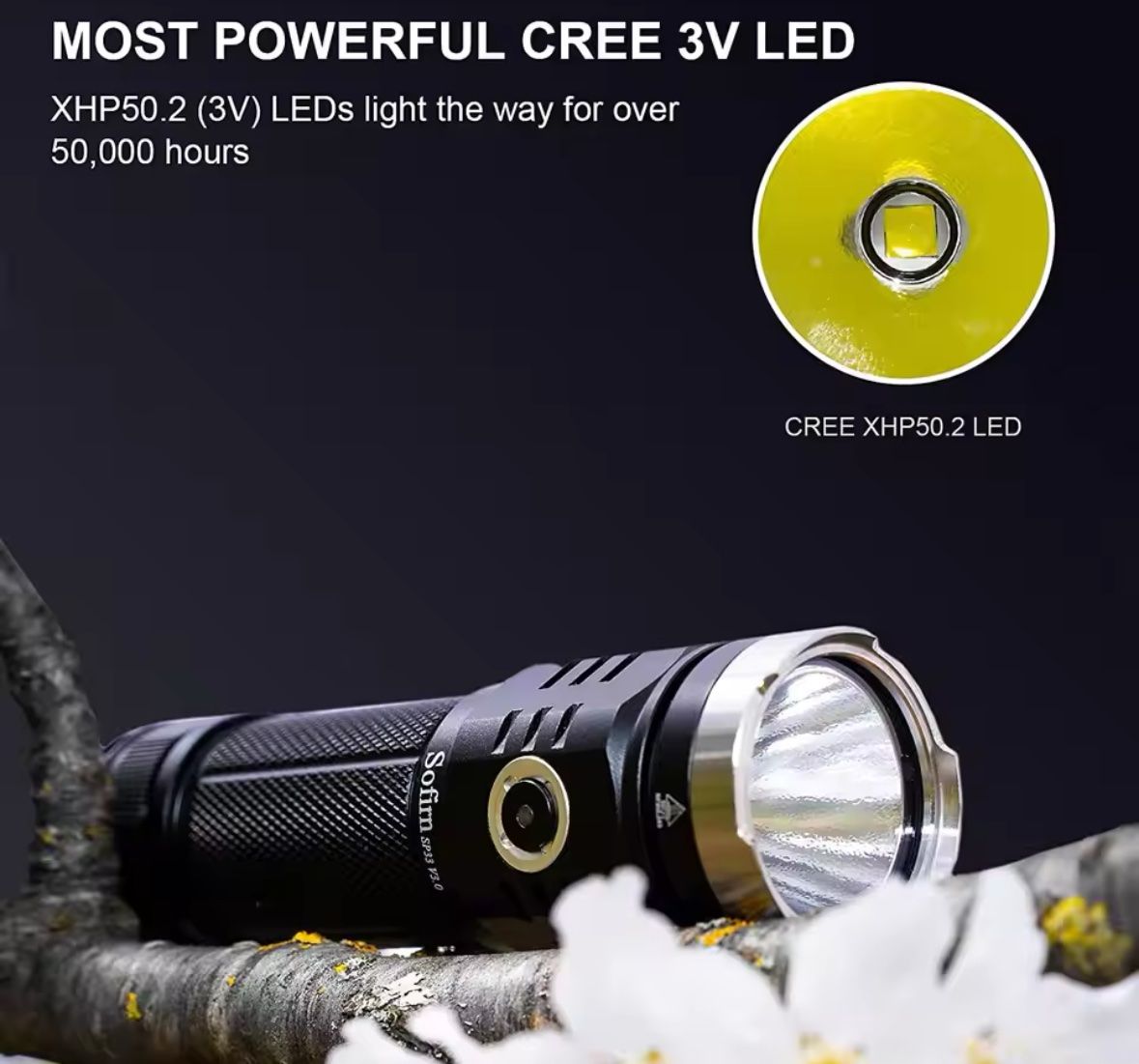 Lampade: Sofirn SP33 V3.0 Inkl. Akku, 3500 Lumen. 6000-6500k – Nuovo e nell'imballaggio originale da Arbon venduto da Helmuth 2