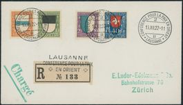 1922 - Pro Juventute - R Satzbrief