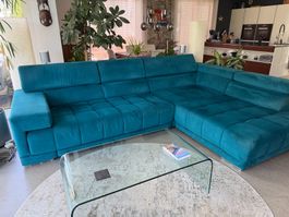 Pfister Beldomo Ecksofa – Design-Klassiker in Petrol-Blau