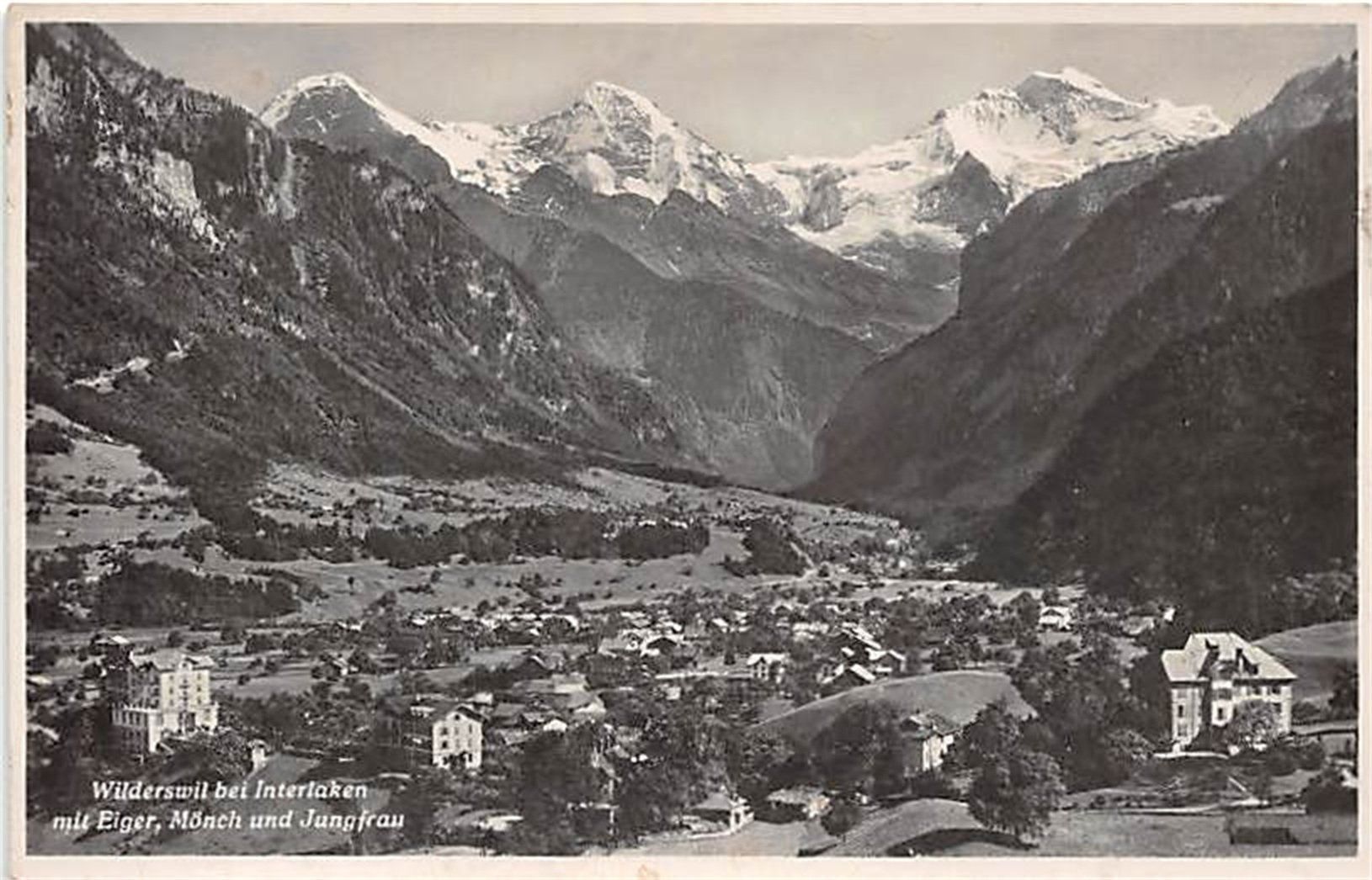 Cartoline postali: Wilderswil bei Interlaken – Usato da Ottikon b.Kemptth. venduto da Neptun1974