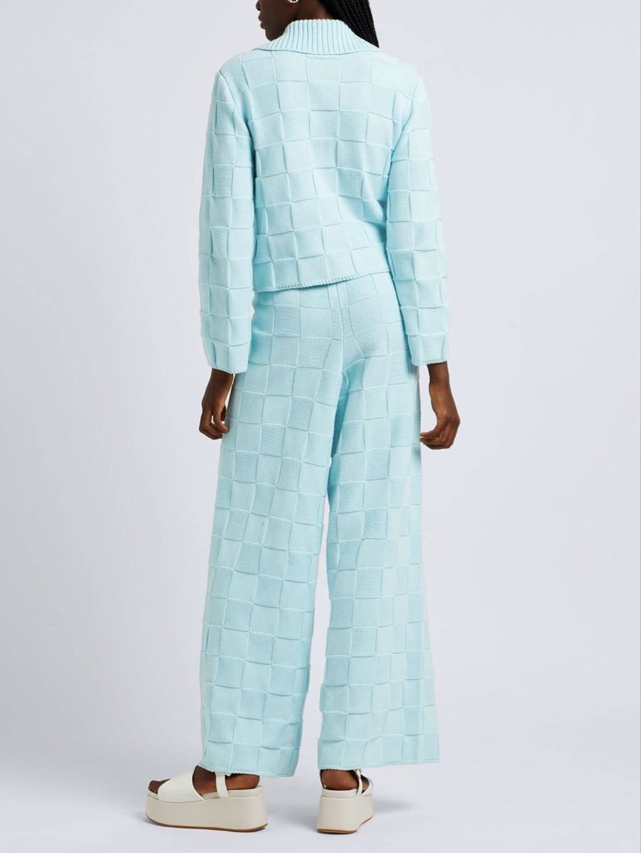 Completi & Tailleur: Strick-Zweiteiler in Sky Blue - Grösse S – Usato da Killwangen venduto da was.sharp 7