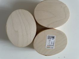 Holzschachteln rund 3 Stk. neu 