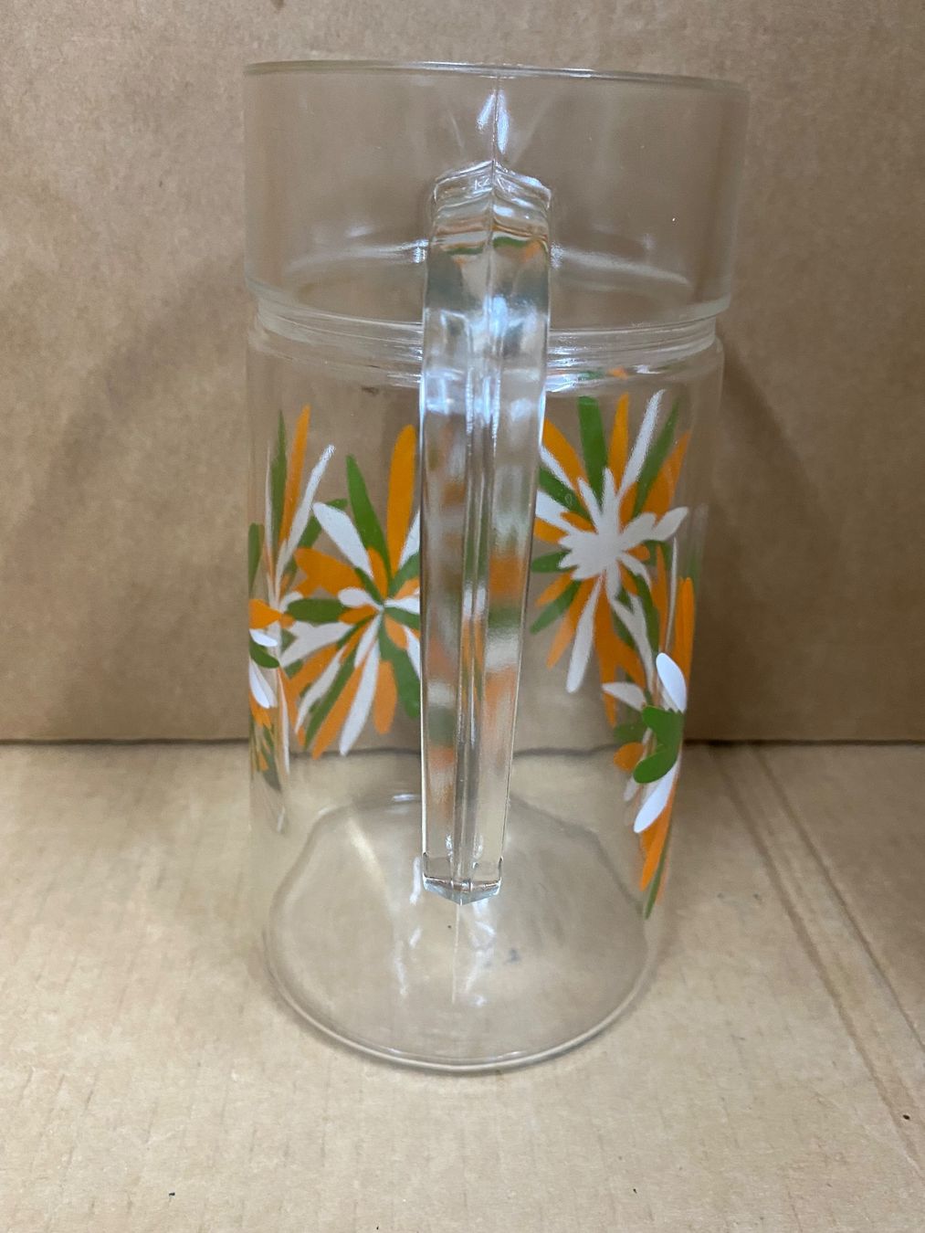 Caraffe: Vintage Glaskaraffe mit Blumenmuster – Usato da Eschlikon TG venduto da ArtRec 3