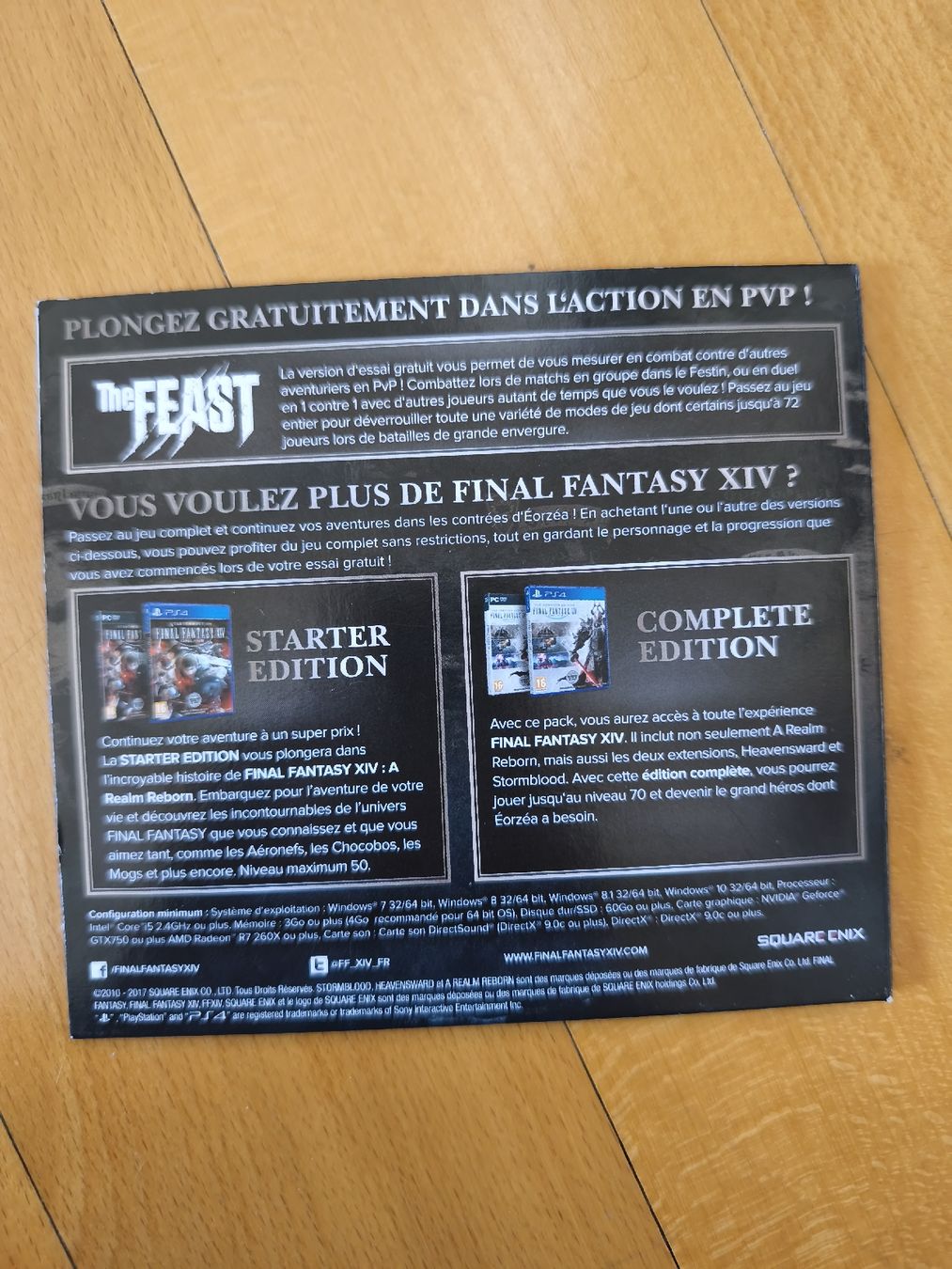 Giochi: Final Fantasy XIV Online PC Game – Usato da Brugg AG venduto da ccoorriinnee 1
