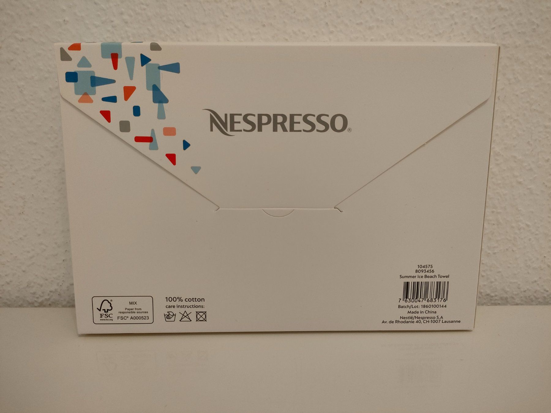 Serviettes de bain: Wunderschönes Nespresso Tuch neu – Neuf avec emballage d'origine à Dietikon par MJ_Sporting 2