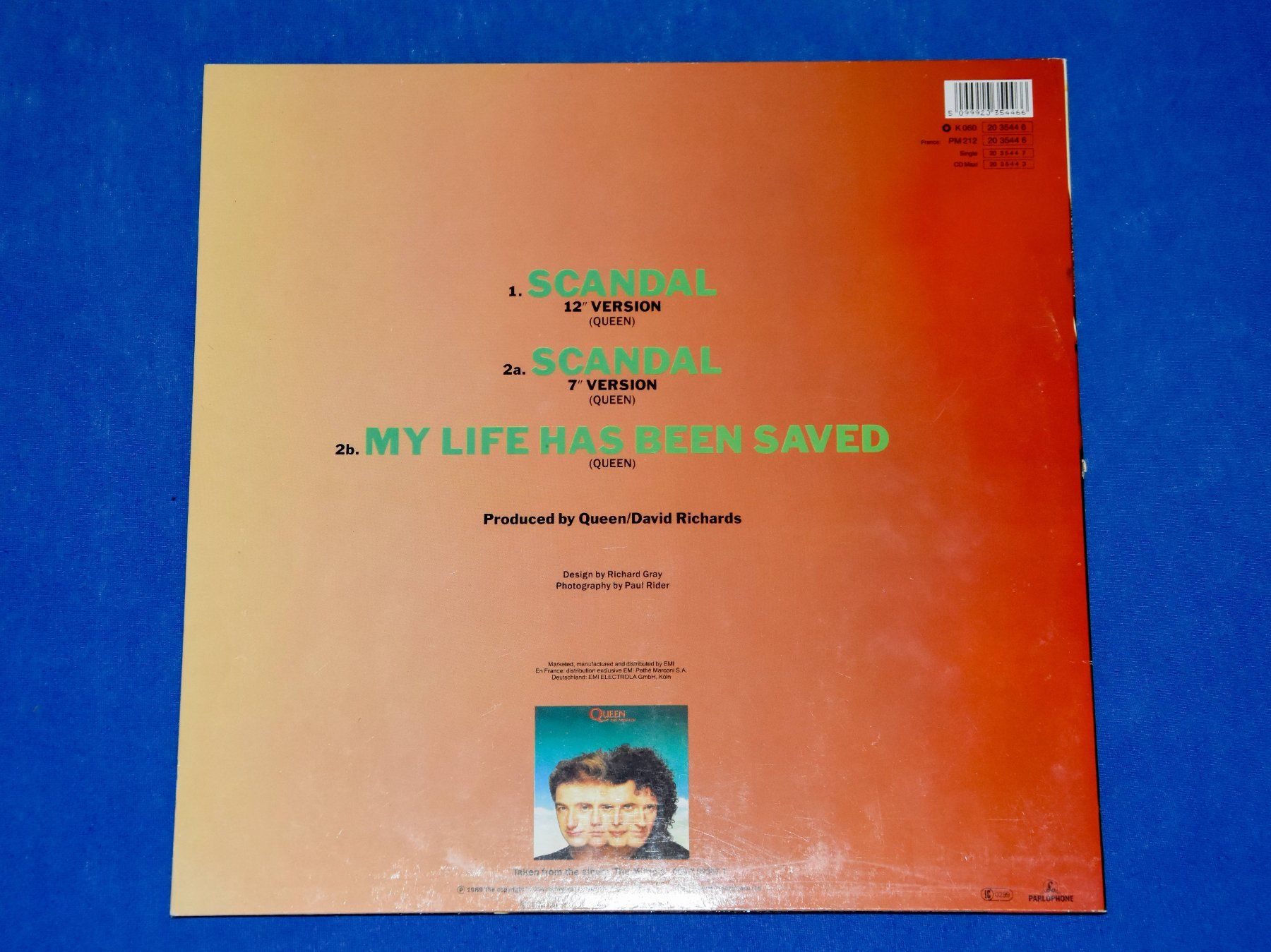 Dischi in vinile: Queen - Scandal (Maxi-single) – Usato da Belmont-sur-Yverdon venduto da ag97 1