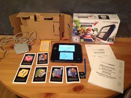 Nintendo 2DS  black / blue - en boite - OVP /