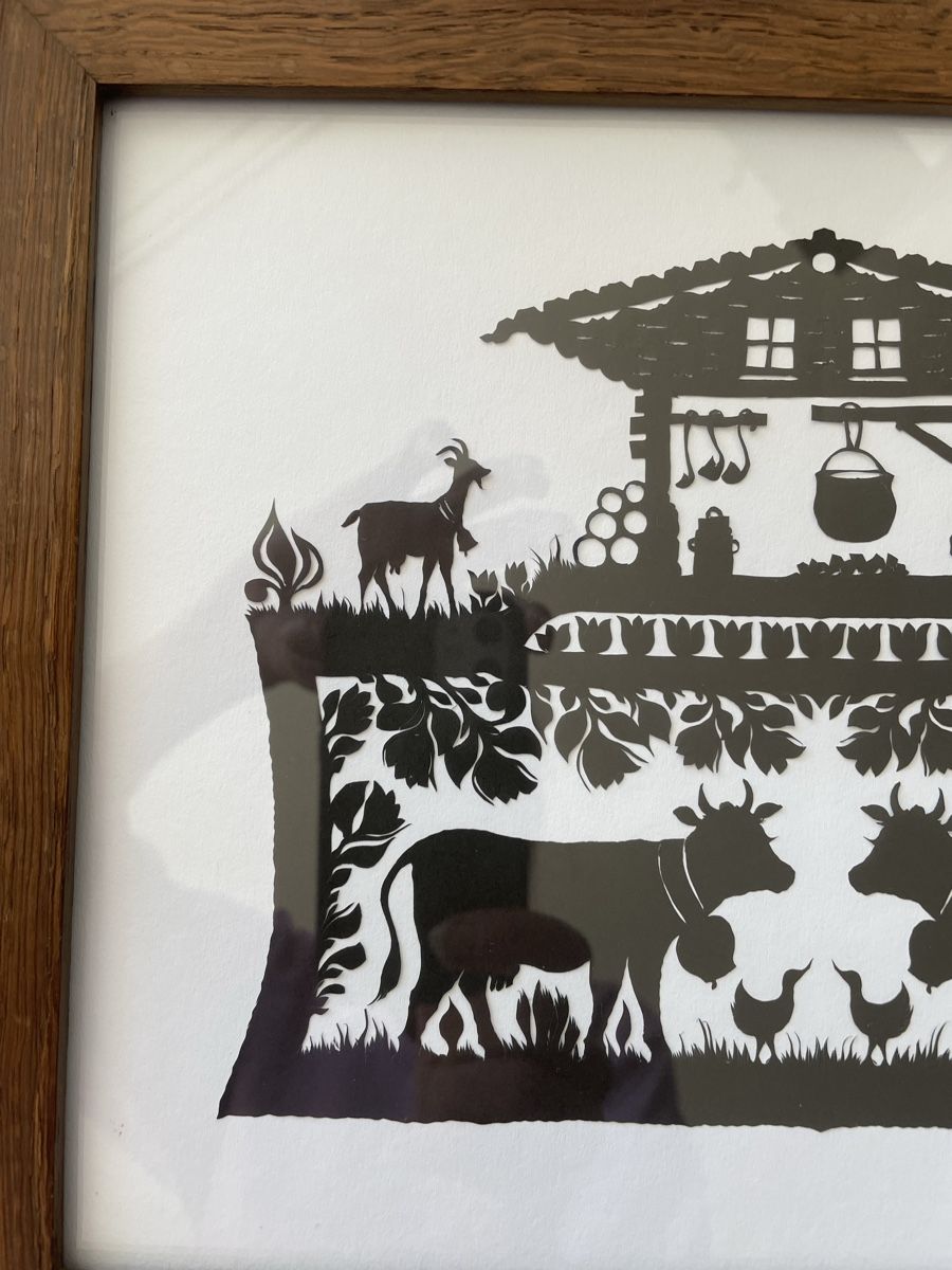 Grafiken & Lithographien: Scherenschnitt  – Neu (gemäss Beschreibung) aus Konolfingen von Bern-75 3