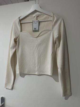 H&M Pullover Weiss Grösse M Neu mit Etikett