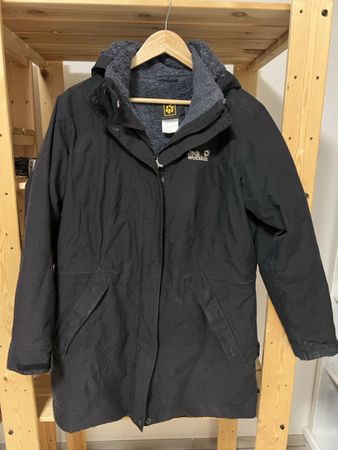 Jack Wolfskin Winterjacke, Schwarz, Grösse L Top Zustand!