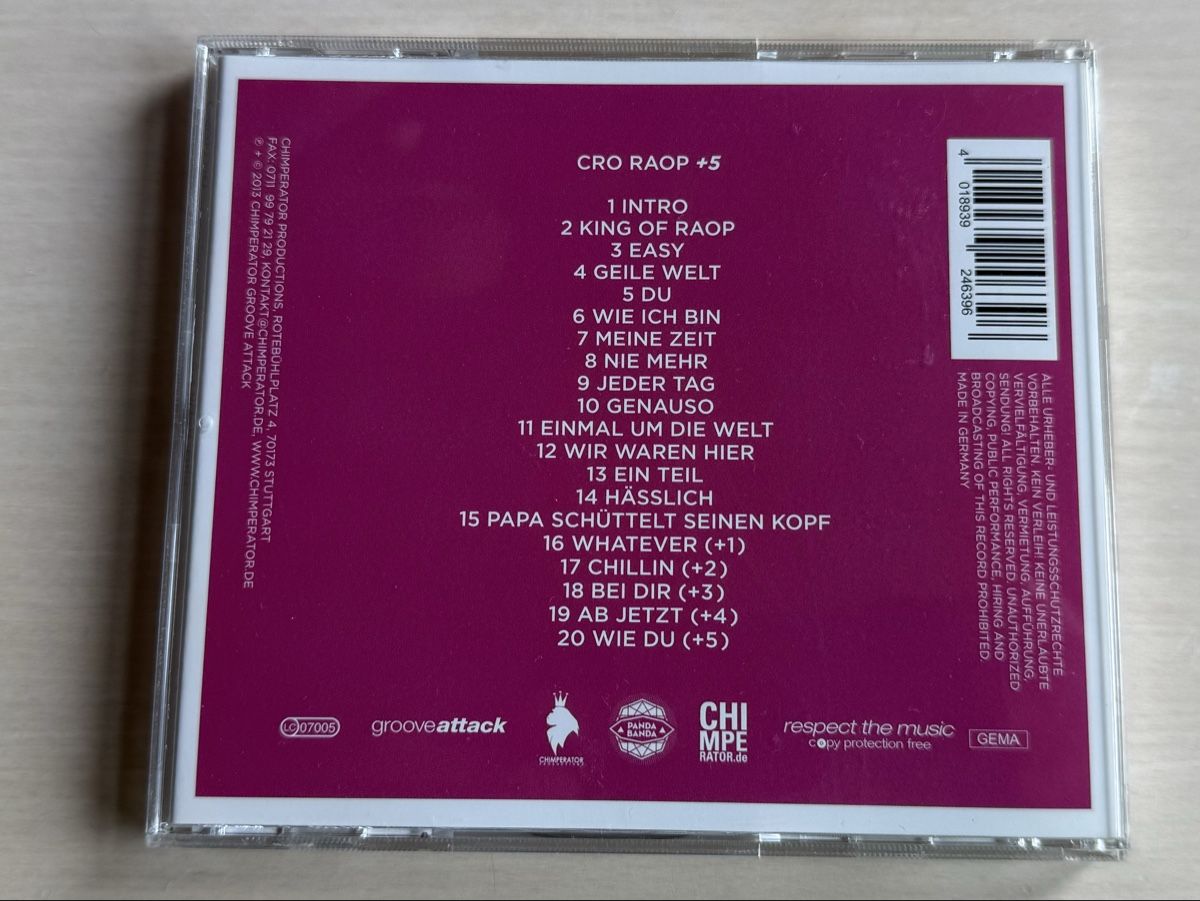 CD: CRO - RAOP +5 - CD 2013 – Usato da Oberried Brienz venduto da Chyara 1