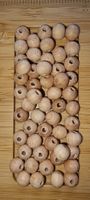 Holz Perlen Buche 8mm, 50 Stück