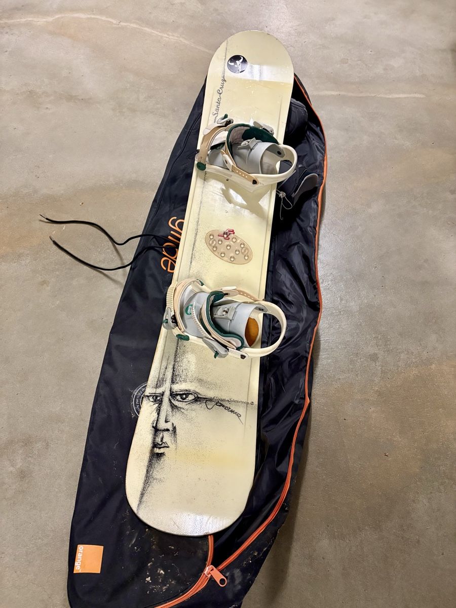 Board: Original Gian Simmen Snowboard Santa Cruz – Usato da Zürich venduto da Moonracer111