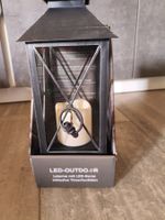 LED-Outdoor Laterne mit Timerfunktion neu