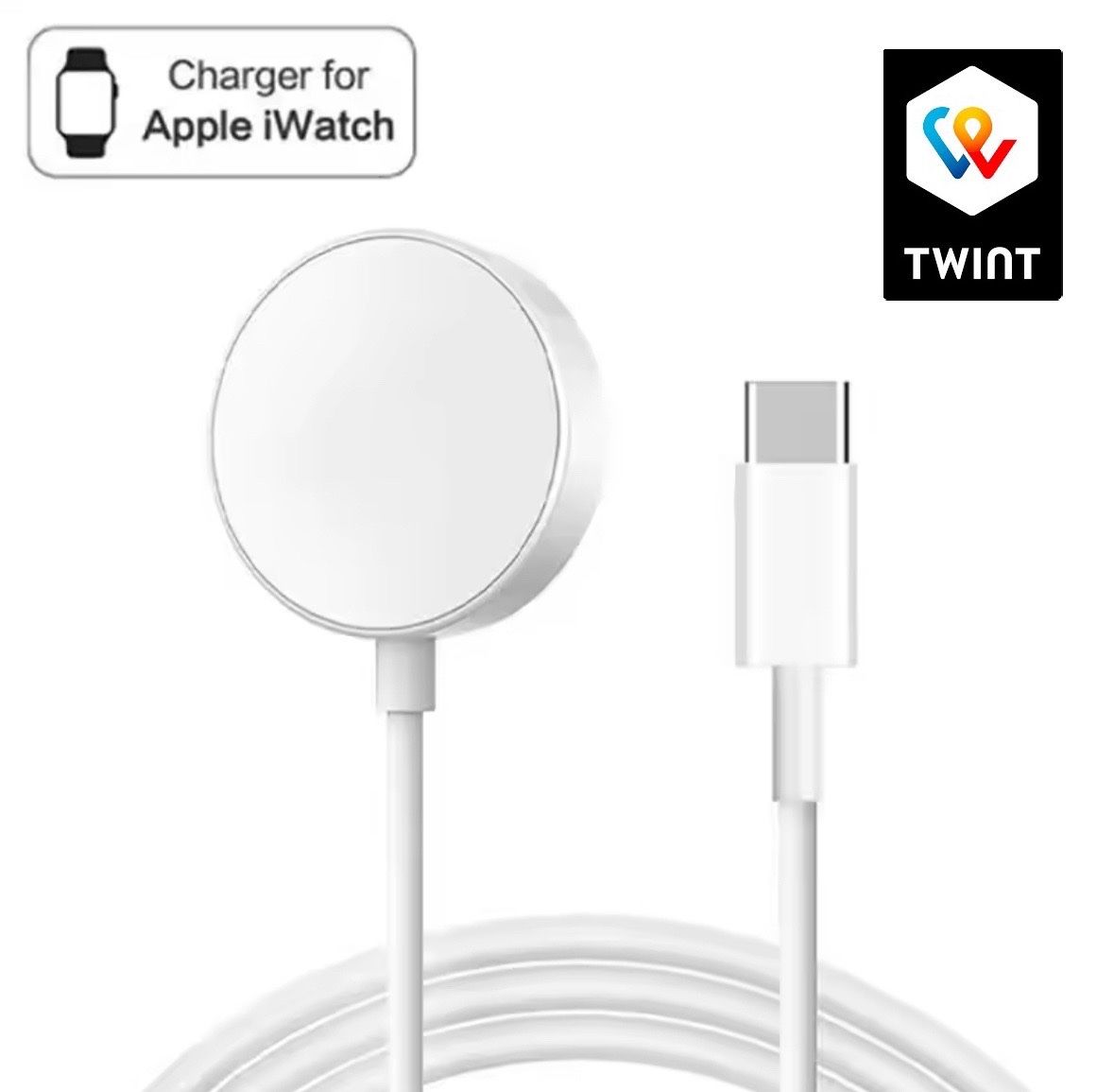 Smartwatch-Zubehör: Apple Watch Magnetisches Ladekabel auf USB C 1M – Neu und originalverpackt aus Zürich von swiss.tech