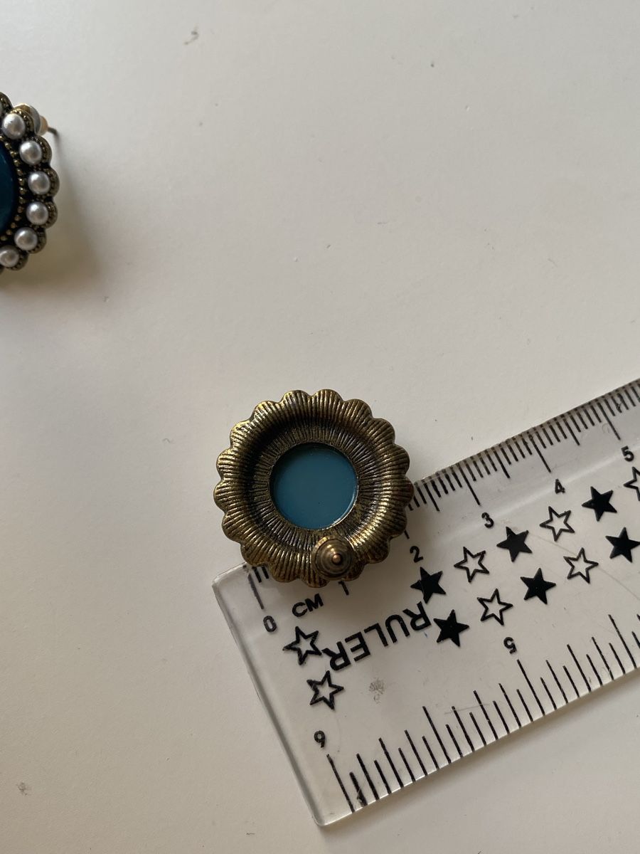 Orecchini pendenti & Orecchini a lobo: Vintage Turquoise und Perlen Blumen Ohrringe – Nuovo (secondo la descrizione) da Givisiez venduto da dor_xb9k 1
