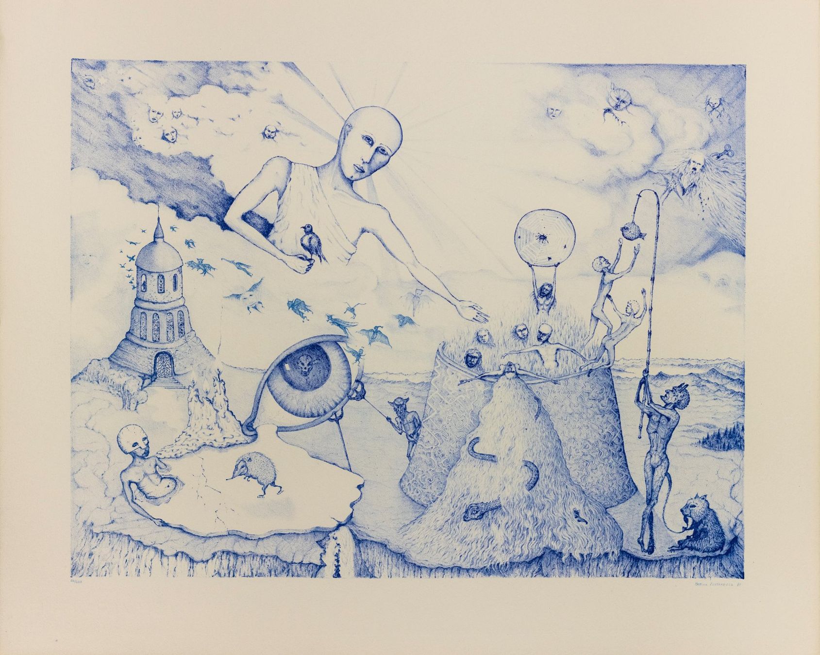 Grafica & Litografie: Bettina Rusterholz, Lithografie – Usato da Masein venduto da KunstvonFrauen